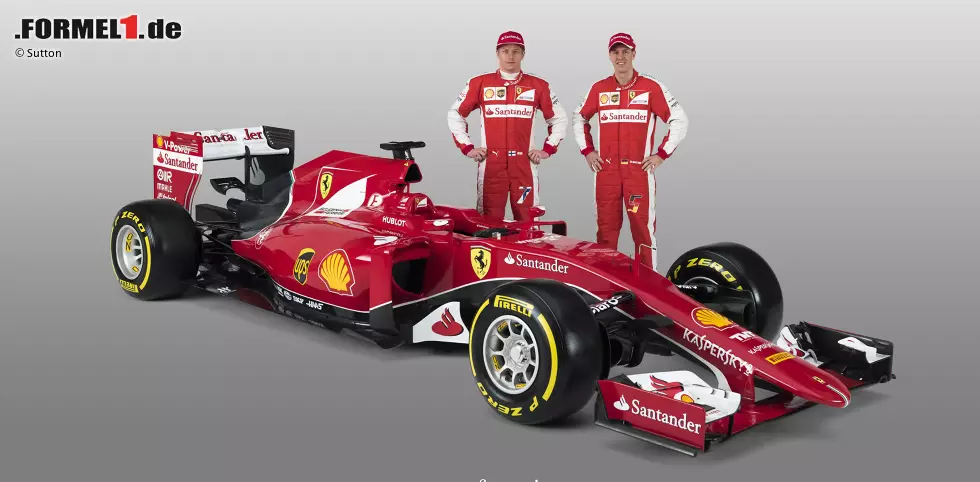 Foto zur News: 2015: Ferrari SF15-T. Dritter in der Fahrer-, Zweiter in der Konstrukteurs-Weltmeisterschaft. Drei Siege. - Mit neuer Motivation und neuen Namen kommt Ferrari wieder in die Erfolgsspur. Speziell Sebastian Vettel und Teamchef Maurizio Arrivabene zeigen sich dafür verantwortlich, dass der neue rote Renner als einziger den Mercedes halbwegs Paroli bieten kann. Drei Siege sind für die Scuderia eine Übererfüllung der Ziele.