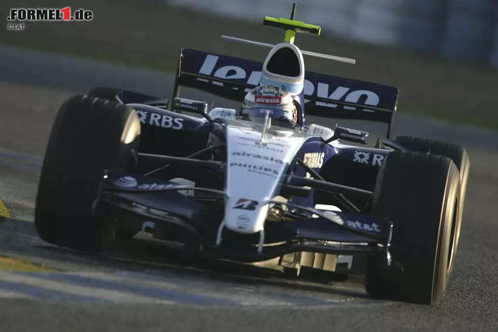 Im Winter 2007 erhielt Hülkenberg auch die Belohnung für seine starken Leistungen in der Formel BMW. In Jerez schnupperte er am Steuer eines Williams erstmals Formel-1-Luft. Foto zur News: Im Winter 2007 erhielt Hülkenberg auch die Belohnung für seine starken Leistungen in der Formel BMW. In Jerez schnupperte er am Steuer eines Williams erstmals Formel-1-Luft.