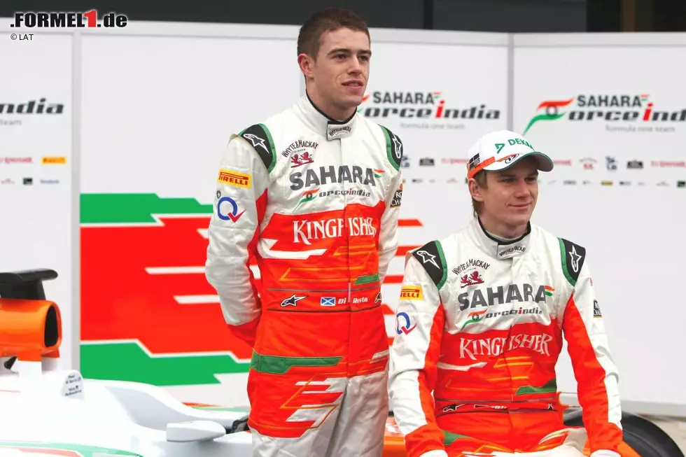 Foto zur News: Als Nachfolger von Adrian Sutil wurde Hülkenberg Teamkollege von Paul di Resta.