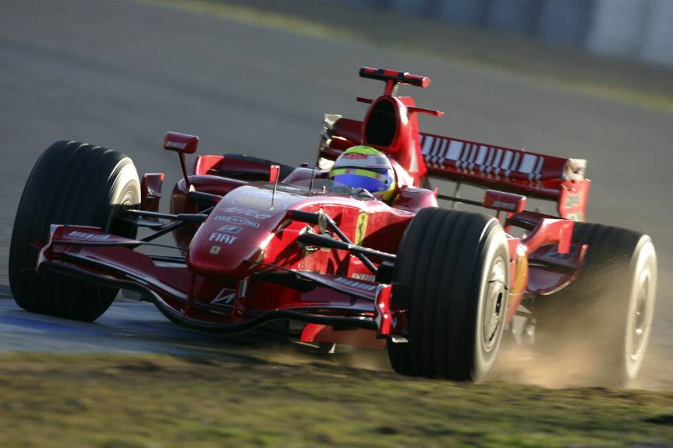 Foto zur News: Nach dem Rücktritt Schumachers legte Massa weiter zu. 2007 musste er zwar zunächst seinem neuen Teamkollege Kimi Räikkönen den Vortritt lassen, doch 2008 mauserte er sich zum großen Herausforderer Lewis Hamiltons.