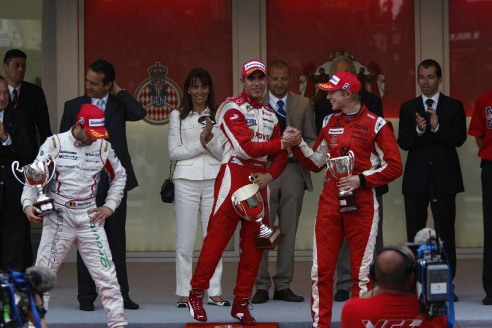 Foto zur News: Immerhin feiert Maldonado 2009 auch zwei Siege in der GP2. Einen davon - wie könnte es anders sein - in Monaco. Vor Hülkenberg.