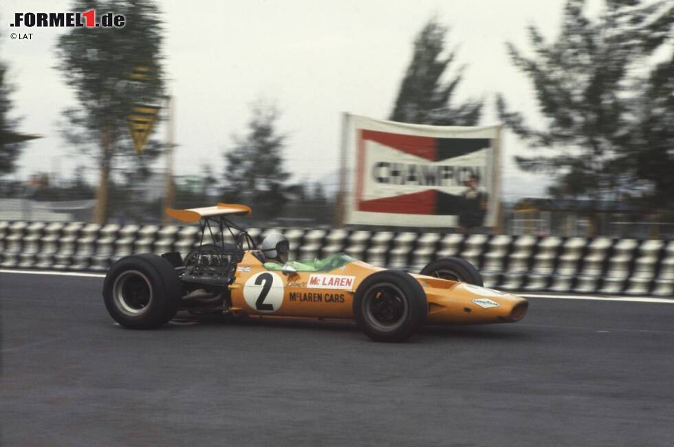 Foto zur News: Erst 1968 wurde umlackiert: Und zwar in Orange, was fast vier Jahre lang die Farbe McLarens bleiben sollte.