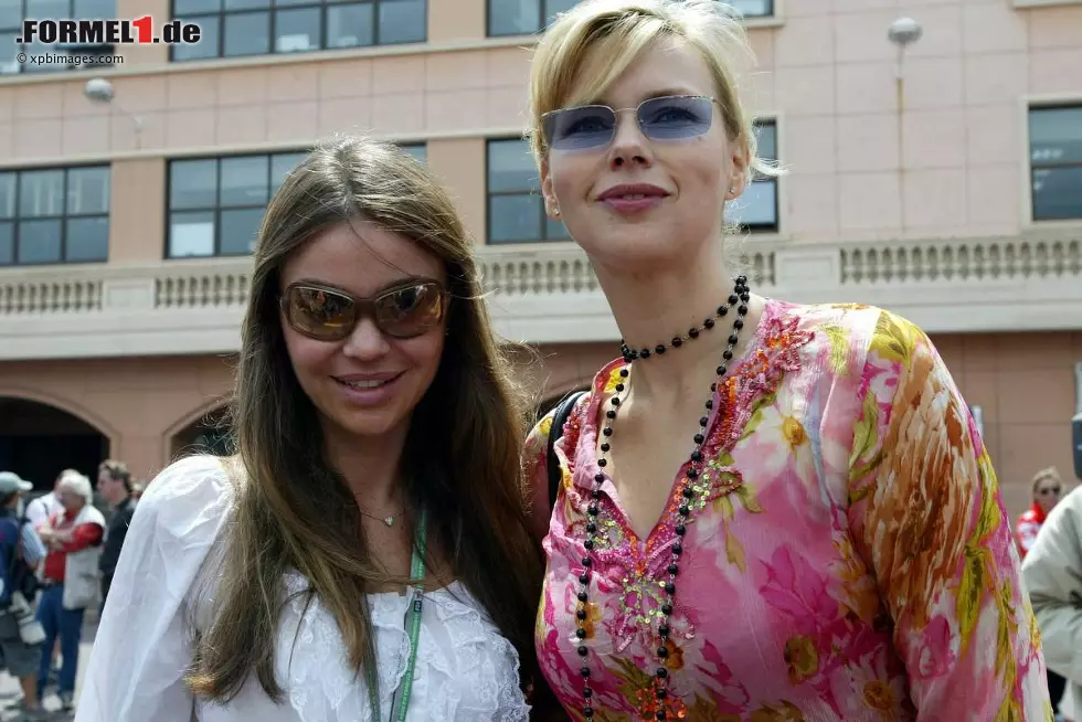 Foto zur News: David Coulthards Ex-Freundin Simone Abdelnour mit &quot;Superweib&quot; Veronica Ferres.