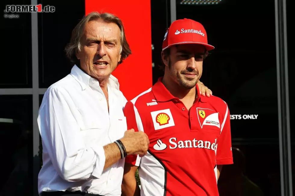 Am Anfang nannte Präsident Luca di Montezemolo Alonso noch "Ferdinando", inzwischen weiß er aber ganz genau, wie seine unumstrittene Nummer 1 wirklich heißt. Alonso ist bei Ferrari der heimliche Teamchef, so wie einst schon Michael Schumacher. "Schumi" gelang im fünften Anlauf sein erster Titel für die Scuderia (2000). Alonso möchte um ein Jahr schneller sein. Foto zur News: Am Anfang nannte Präsident Luca di Montezemolo Alonso noch "Ferdinando", inzwischen weiß er aber ganz genau, wie seine unumstrittene Nummer 1 wirklich heißt. Alonso ist bei Ferrari der heimliche Teamchef, so wie einst schon Michael Schumacher. "Schumi" gelang im fünften Anlauf sein erster Titel für die Scuderia (2000). Alonso möchte um ein Jahr schneller sein.