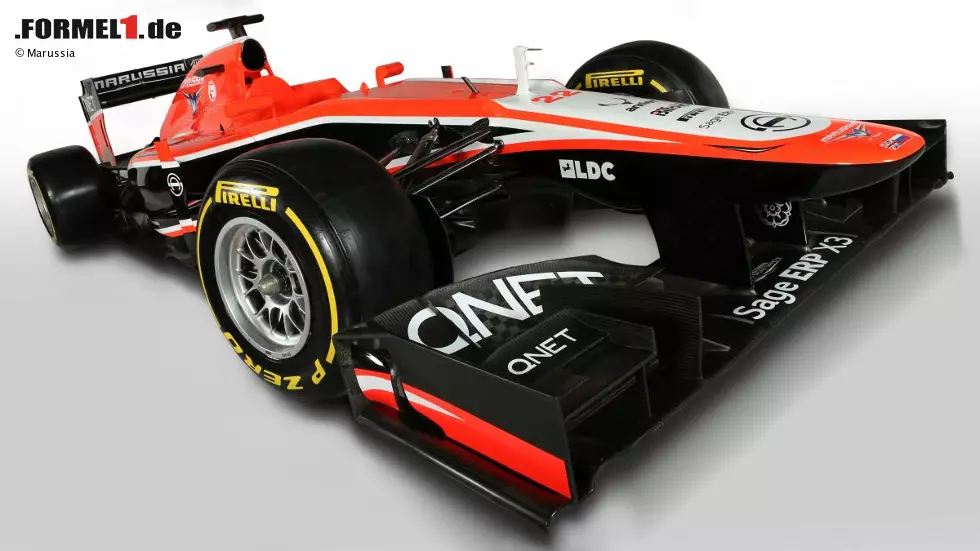 Marussia-Cosworth MR02
Technischer Direktor: Pat Symonds
Konstrukteurs-WM 2012: 11.
Fahrer-WM 2012: 20. (Timo Glock)
Ziel 2013: Überleben. Foto zur News: Marussia-Cosworth MR02
Technischer Direktor: Pat Symonds
Konstrukteurs-WM 2012: 11.
Fahrer-WM 2012: 20. (Timo Glock)
Ziel 2013: Überleben.
