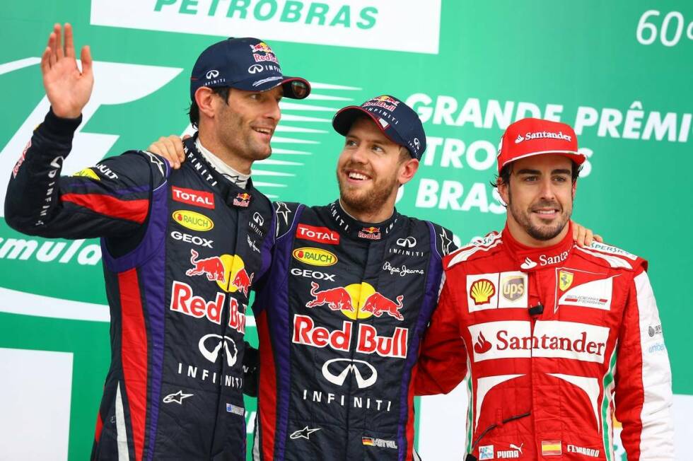Foto zur News: Marca (Spanien): &quot;Dritter in Brasilien. Alonso, Kilometer 0: Ferrari verliert keine Sekunde für 2014. Vettel gleicht mit 13 Siegen Schumacher aus. Historische Zahlen des Meisters. Vettel beendet in Brasilien seine beste Saison in der Formel 1 mit seinem 13. Sieg.