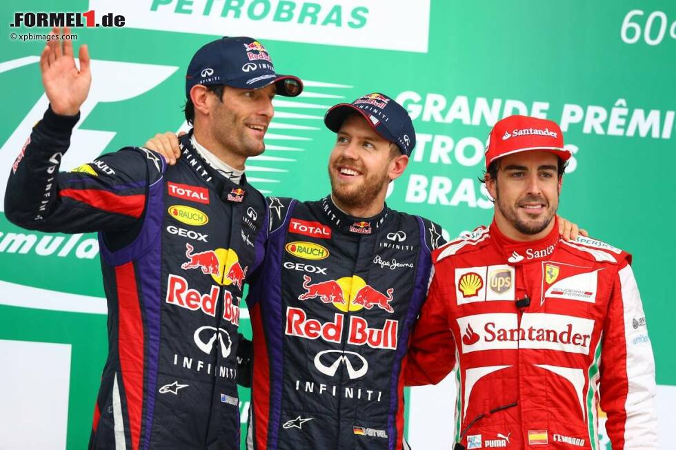 Foto zur News: Marca (Spanien): &quot;Dritter in Brasilien. Alonso, Kilometer 0: Ferrari verliert keine Sekunde für 2014. Vettel gleicht mit 13 Siegen Schumacher aus. Historische Zahlen des Meisters. Vettel beendet in Brasilien seine beste Saison in der Formel 1 mit seinem 13. Sieg.