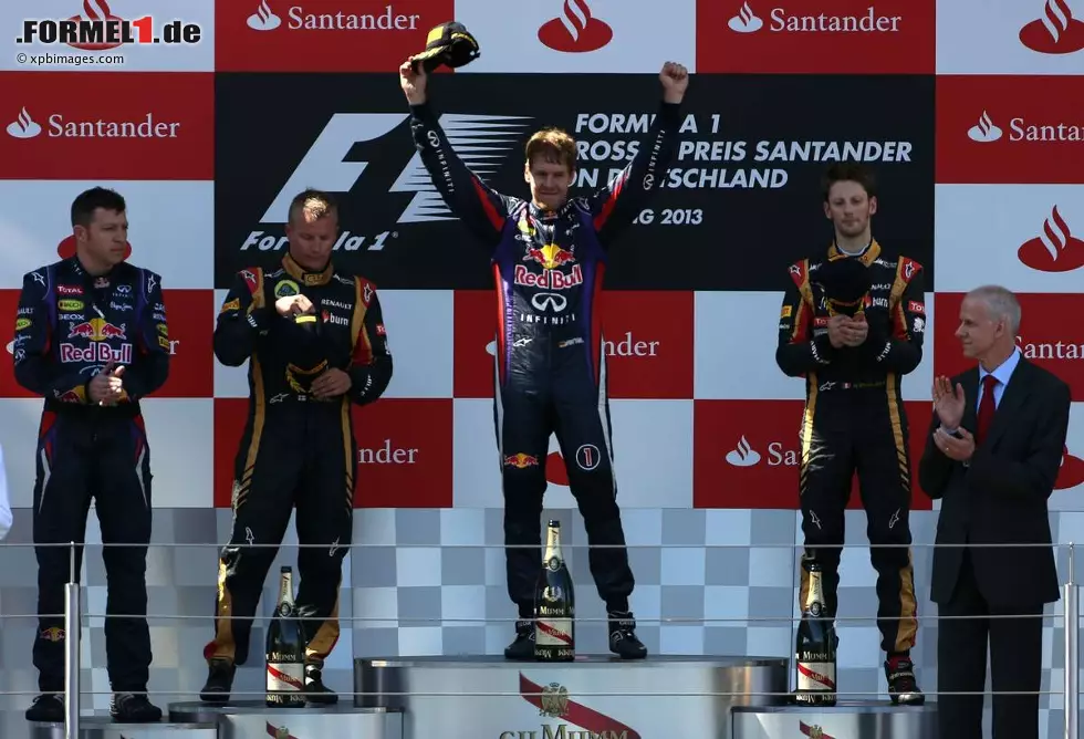 Superdeporte (Spanien): "Heimsieg für Vettel. Raikkönen und Grosjean komplettieren das Podium während Alonso Vierter wird." Foto zur News: Superdeporte (Spanien): "Heimsieg für Vettel. Raikkönen und Grosjean komplettieren das Podium während Alonso Vierter wird."