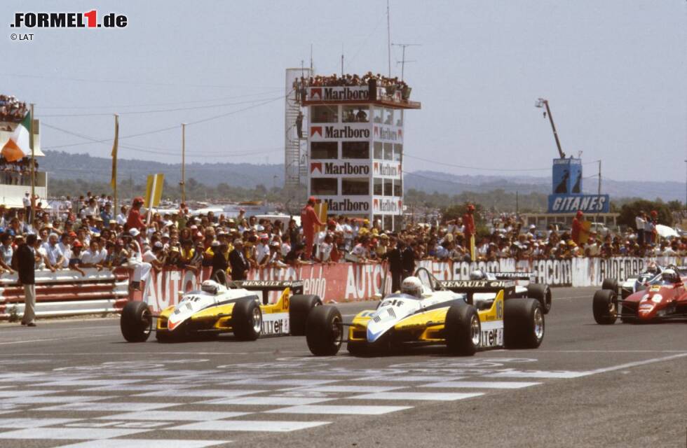 Foto zur News: Pole #25: Rene Arnoux, Renault, Le Castellet (Frankreich) 1982