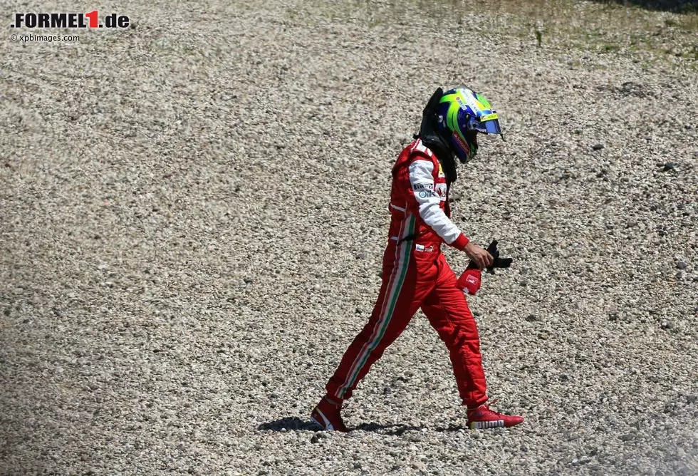 Foto zur News: ... Massa-Ausfall im Rennen. Und Vettel besiegt gleichzeitig seinen Juli- und Deutschland-Fluch.