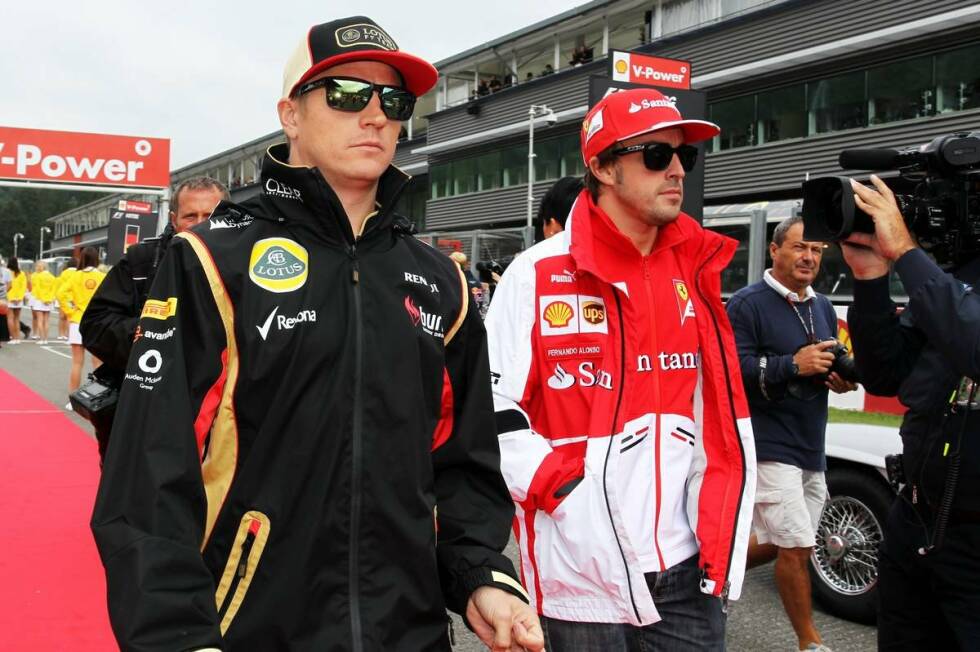 Foto zur News: In Belgien eskaliert der Streit zwischen Räikkönen und dem Lotus-Management: Offiziell krank, schwänzt der &quot;Iceman&quot; den Medien-Donnerstag in Spa-Francorchamps. Gleichzeitig kommen die ersten Gerüchte über einen Wechsel zu Ferrari dazu - und im Rennen der erste Ausfall seit seinem Comeback in der Formel 1.
