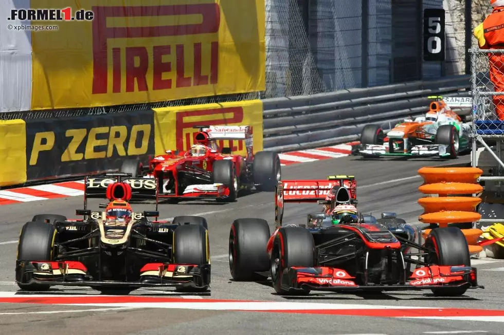 Europa-Auftakt in Spanien: Trotz neuer Teile ist der MP4-28 nicht gut genug, um in die ersten vier Reihen zu fahren. Zwei Wochen später in Monaco holt Button acht WM-Punkte, aber Perez ist der Aufreger des Rennens: Knallhart überholt er seinen eigenen Teamkollegen und Fernando Alonso - und scheitert erst an Kimi Räikkönen, der mutig dagegen hält. Foto zur News: Europa-Auftakt in Spanien: Trotz neuer Teile ist der MP4-28 nicht gut genug, um in die ersten vier Reihen zu fahren. Zwei Wochen später in Monaco holt Button acht WM-Punkte, aber Perez ist der Aufreger des Rennens: Knallhart überholt er seinen eigenen Teamkollegen und Fernando Alonso - und scheitert erst an Kimi Räikkönen, der mutig dagegen hält.