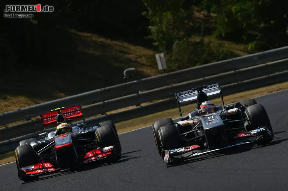 Grand Prix von Ungarn, der Wendepunkt: Sauber verwirft das neue Auspuff-Konzept und greift zurück auf die Basisvariante von 2012. Hülkenberg verpasst zwar die Top 10, kassiert auch eine Strafe wegen Geschwindigkeitsüberschreitung in der Boxengasse, aber die Formkurve zeigt nach oben. Foto zur News: Grand Prix von Ungarn, der Wendepunkt: Sauber verwirft das neue Auspuff-Konzept und greift zurück auf die Basisvariante von 2012. Hülkenberg verpasst zwar die Top 10, kassiert auch eine Strafe wegen Geschwindigkeitsüberschreitung in der Boxengasse, aber die Formkurve zeigt nach oben.