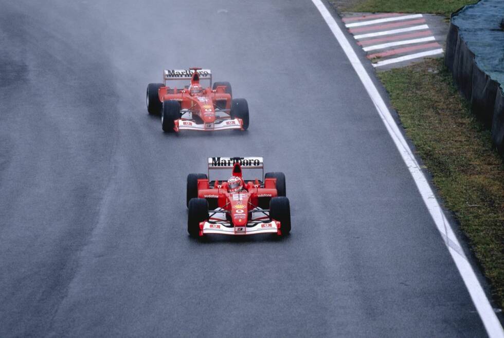 Foto zur News: ... und auch nicht 2003, trotz einer der besten Leistungen seiner Karriere: Barrichello führt den Brasilien-Grand-Prix überlegen an, doch dann lässt ihn die Benzinpumpe im Stich. Wieder nichts.