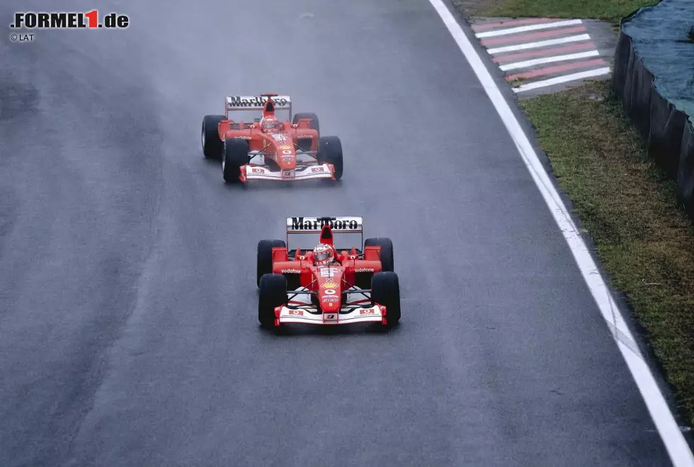 ... und auch nicht 2003, trotz einer der besten Leistungen seiner Karriere: Barrichello führt den Brasilien-Grand-Prix überlegen an, doch dann lässt ihn die Benzinpumpe im Stich. Wieder nichts. Foto zur News: ... und auch nicht 2003, trotz einer der besten Leistungen seiner Karriere: Barrichello führt den Brasilien-Grand-Prix überlegen an, doch dann lässt ihn die Benzinpumpe im Stich. Wieder nichts.
