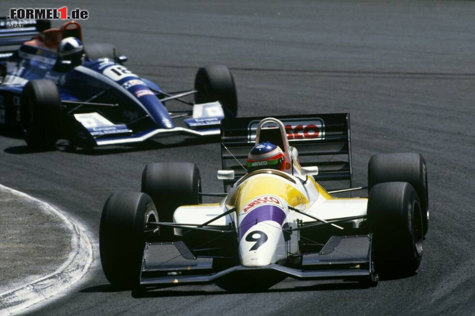 Foto zur News: Auf Coulthard trifft Barrichello auch 1992 in der Formel 3000, in der er mit Platz drei der Gesamtwertung vorliebnehmen muss. Trotzdem erhält er bei Eddie Jordan einen Formel-1-Vertrag für 1993 ...