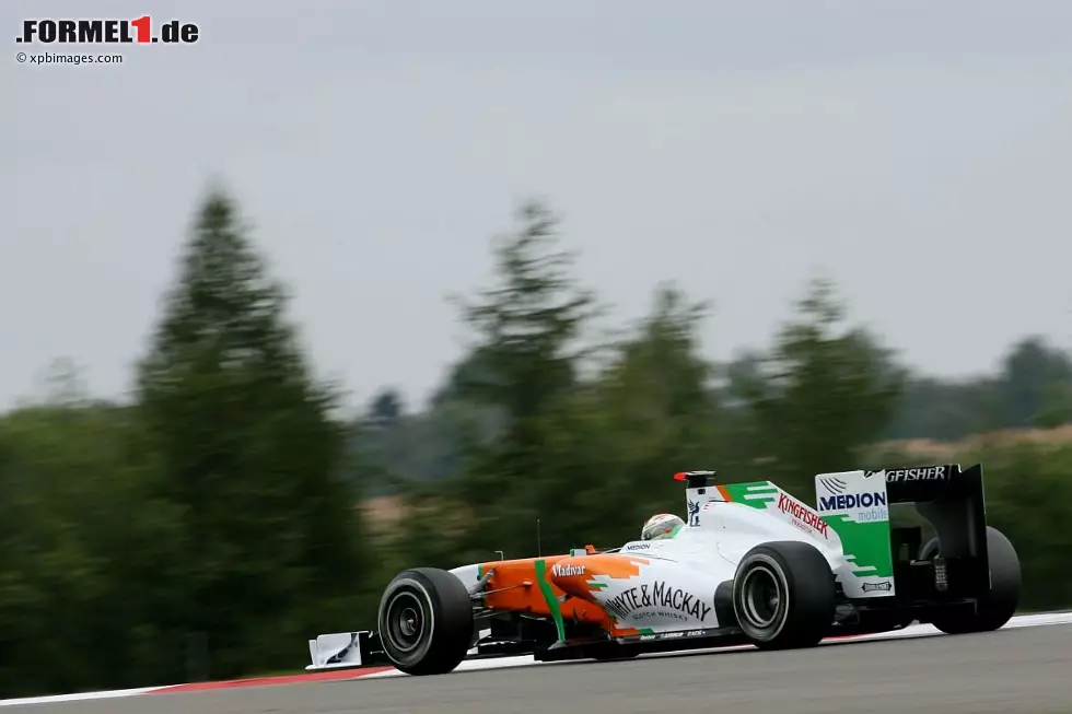 November 2011: Zwei sechste Plätze am Nürburgring und in Interlagos sowie insgesamt 42 Punkte machen Adrian Sutil in der Endabrechnung zum Neuntplatzierten in der Fahrerwertung. Foto zur News: November 2011: Zwei sechste Plätze am Nürburgring und in Interlagos sowie insgesamt 42 Punkte machen Adrian Sutil in der Endabrechnung zum Neuntplatzierten in der Fahrerwertung.
