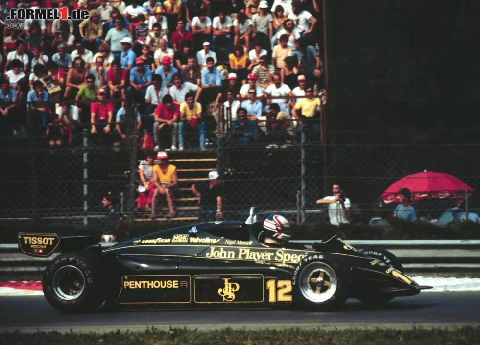 Platz 3: Nigel Mansell, 187 Grands Prix. Der "Löwe" wurde vom Lotus-Gründer Colin Chapman entdeckt, 1980 debütierte Mansell in der Formel 1. Hier gewann er durch seinen Kampfgeist schnell die Sympathien der Fans. Mehrmals kämpfte Mansell um den WM-Titel, doch regelmäßig musste er sich geschlagen geben. Teilweise auch durch Pech - sein Reifenplatzer 1986 in Adelaide ist sicherlich vielen noch vor Augen. Foto zur News: Platz 3: Nigel Mansell, 187 Grands Prix. Der "Löwe" wurde vom Lotus-Gründer Colin Chapman entdeckt, 1980 debütierte Mansell in der Formel 1. Hier gewann er durch seinen Kampfgeist schnell die Sympathien der Fans. Mehrmals kämpfte Mansell um den WM-Titel, doch regelmäßig musste er sich geschlagen geben. Teilweise auch durch Pech - sein Reifenplatzer 1986 in Adelaide ist sicherlich vielen noch vor Augen.