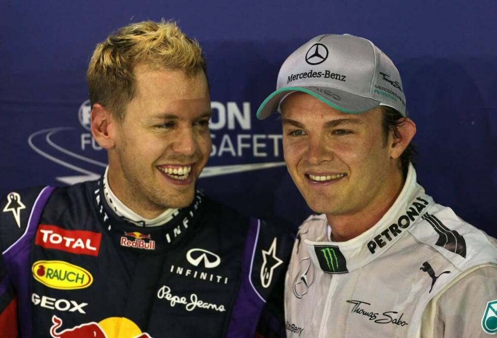 Foto zur News: Nico Rosberg (Mercedes-Fahrer): &quot;Gratulation an Sebastian. Super gemacht und voll verdient. Als Fahrer und auch als Team war das wieder gigantisch. Der vierte WM-Titel, das ist natürlich Wahnsinn. Er hat einen fantastischen Job gemacht in diesem Jahr und verdient es, Weltmeister zu sein.&quot;