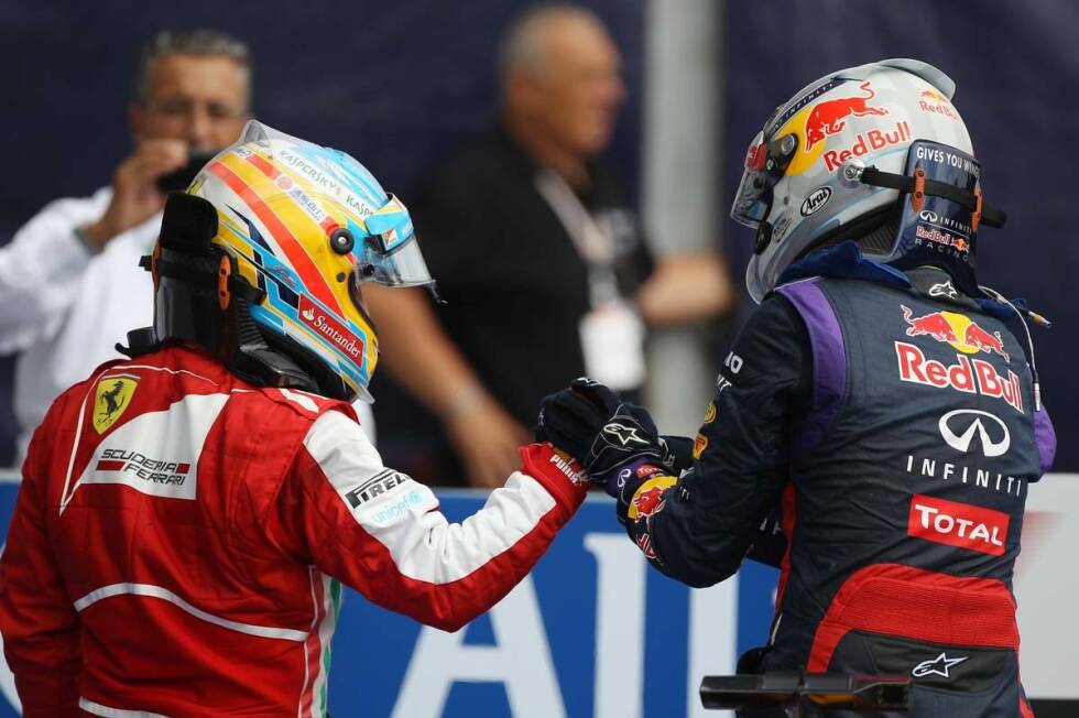 Foto zur News: Fernando Alonso (Ferrari-Fahrer und hartnäckigster Vettel-Herausforderer 2013): &quot;Sie haben den Titel verdient, weil sie im gesamten Saisonverlauf die Besten waren. Ganz besonders in der zweiten Saisonhälfte haben sie dominiert. Glückwunsch an Sebastian! Hoffentlich können wir es ihm im nächsten Jahr ein bisschen schwerer machen. Hoffentlich sind wir dann bis zum letzten Rennen im WM-Kampf dabei.&quot;