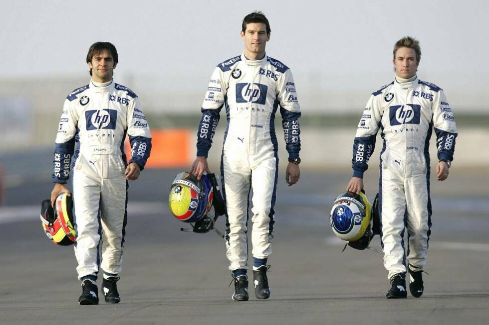 Foto zur News: Ende 2003 stellt ihn Manager Flavio Briatore vor die Wahl: Williams oder Renault? Webber entscheidet sich für Williams-BMW, wird Teamkollege von Nick Heidfeld - und macht damit den vielleicht größten Fehler seiner Karriere.