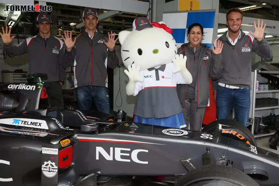 Dass Sauber in diesem Jahr noch zehn Punkte sammelt, ist ungefähr so wahrscheinlich wie... dass Hello Kitty irgendwann Formel-1-Weltmeister wird! Naheliegende Vermutung: Sauber bemüht sich um die Dienste von Max Verstappen. Foto zur News: Dass Sauber in diesem Jahr noch zehn Punkte sammelt, ist ungefähr so wahrscheinlich wie... dass Hello Kitty irgendwann Formel-1-Weltmeister wird! Naheliegende Vermutung: Sauber bemüht sich um die Dienste von Max Verstappen.