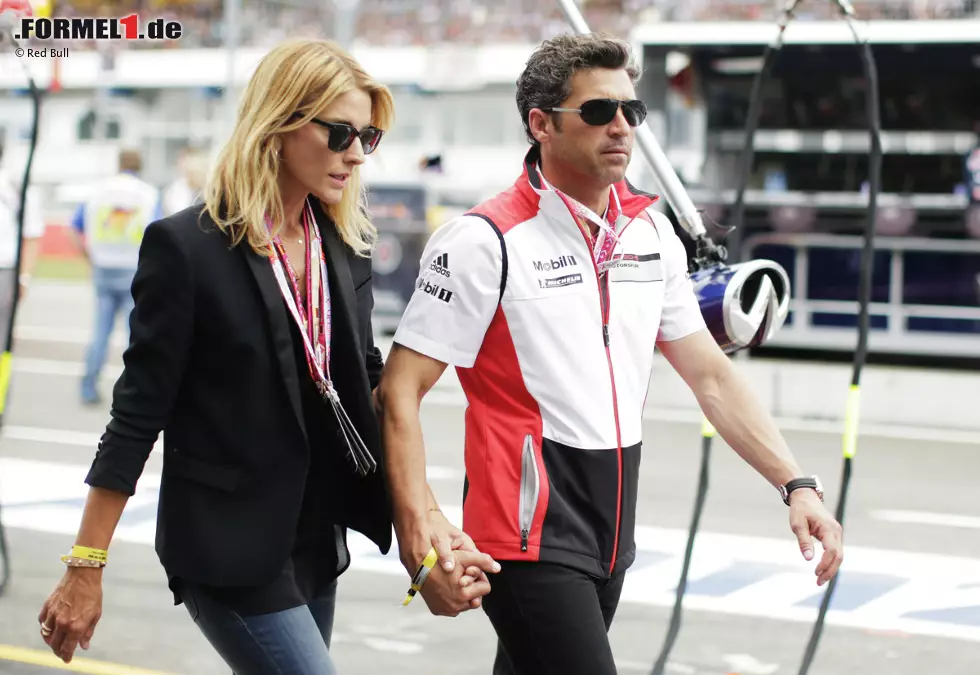 "McDreamy" fährt Porsche-Supercup und schaut Formel 1 als Gast von Toro Rosso: Patrick Dempsey und seine Ehefrau Jillian Fink waren die Promi-Attraktion beim Grand Prix von Deutschland. Foto zur News: "McDreamy" fährt Porsche-Supercup und schaut Formel 1 als Gast von Toro Rosso: Patrick Dempsey und seine Ehefrau Jillian Fink waren die Promi-Attraktion beim Grand Prix von Deutschland.