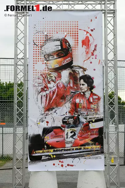 Apropos: Der Circuit Gilles Villeneuve ist nach dem tödlich verunglückten Vater von Jacques Villeneuve benannt. Und die Erinnerung an Villeneuve sen. ist in Kanada omnipräsent. Die Kanadier verehren ihren Gilles - und gedenken ihm auch mit solchen Plakaten rund um die Rennstrecke in Montreal. Foto zur News: Apropos: Der Circuit Gilles Villeneuve ist nach dem tödlich verunglückten Vater von Jacques Villeneuve benannt. Und die Erinnerung an Villeneuve sen. ist in Kanada omnipräsent. Die Kanadier verehren ihren Gilles - und gedenken ihm auch mit solchen Plakaten rund um die Rennstrecke in Montreal.