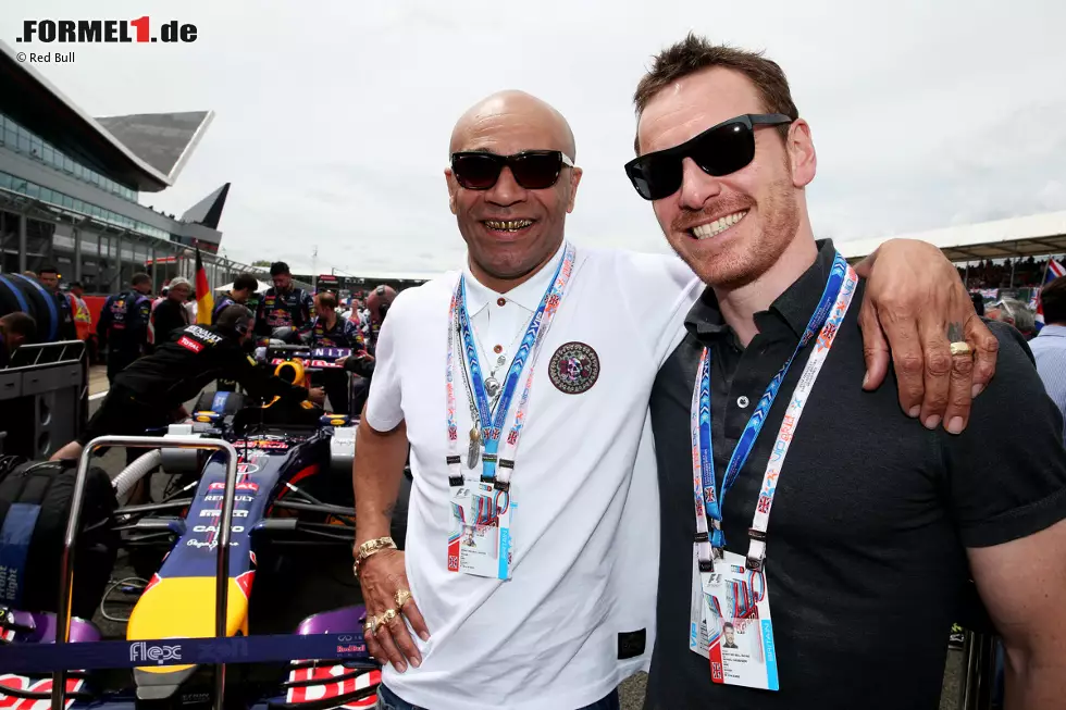 Foto zur News: Popstar Goldie und Hollywood-Superstar Michael Fassbender.