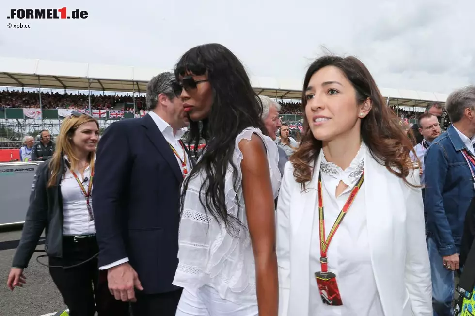 Foto zur News: Supermodel Naomi Campbell mit Bernie Ecclestones Ehefrau Fabiana.