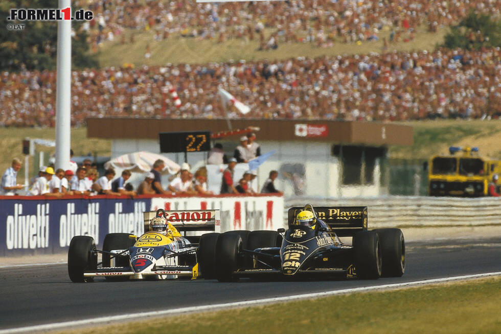 Foto zur News: 1986 findet dann der erste Grand Prix von Ungarn auf dem Hungaroring in Mogyorod, in der Nähe von Budapest statt. Es ist das elfte Rennen der Formel-1-Saison. Mit diesem Rennen fährt die Formel 1 das erste Mal in einem der Ostblockstaaten.