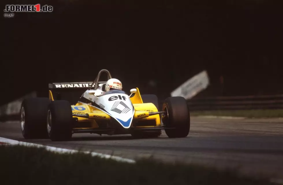 Beim Grand Prix von Italien in Monza setzt Arnoux noch einen drauf und siegt erneut. Mehr als Rang sechs in der Gesamtwertung ist aber auch diesmal nicht drin. Foto zur News: Beim Grand Prix von Italien in Monza setzt Arnoux noch einen drauf und siegt erneut. Mehr als Rang sechs in der Gesamtwertung ist aber auch diesmal nicht drin.