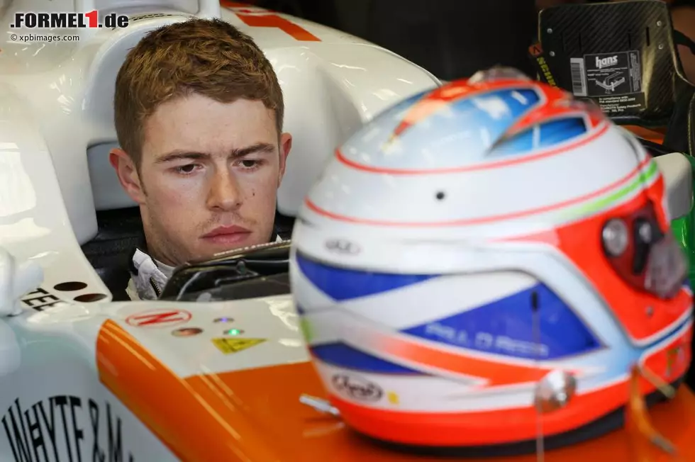 Besonders glücklich hätte es auch für Force-India-Pilot Paul di Resta enden können. Der Brite ist nach erneutem Schauer in Q3 lange auf Pole-Position-Kurs, bis die Strecke zum Ende hin doch wieder stark abtrocknet, andere ihre Chance ergreifen können, und er schließlich nur Fünfter wird. Foto zur News: Besonders glücklich hätte es auch für Force-India-Pilot Paul di Resta enden können. Der Brite ist nach erneutem Schauer in Q3 lange auf Pole-Position-Kurs, bis die Strecke zum Ende hin doch wieder stark abtrocknet, andere ihre Chance ergreifen können, und er schließlich nur Fünfter wird.