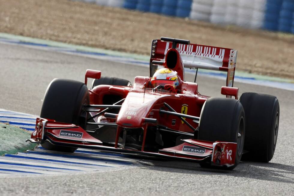 Foto zur News: Im Dezember 2009 drehte Jules Bianchi einige Runden im Ferrari F60 bei Testfahrten in Jerez. Dabei überzeugte er die Crew aus Maranello mit gutem Tempo und einer erwachsenen Herangehensweise.