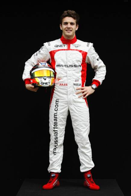 Foto zur News: Geschafft: Jules Bianchi wurde für 2013 fest von Marussia verpflichtet. Er ist somit im erlesenen Kreis der Formel-1-Piloten angekommen. Auf Anhieb überzeugt der Franzose mit starken Leistungen und macht weiterhin auf sich aufmerksam.