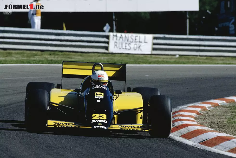 Über Stationen bei Minardi (dem einzigen Team, für das er keine WM-Punkte einfährt) und Brabham ging es 1988 zu Neueinsteiger Rial, große Erfolge blieben jedoch Mangelware Foto zur News: Über Stationen bei Minardi (dem einzigen Team, für das er keine WM-Punkte einfährt) und Brabham ging es 1988 zu Neueinsteiger Rial, große Erfolge blieben jedoch Mangelware