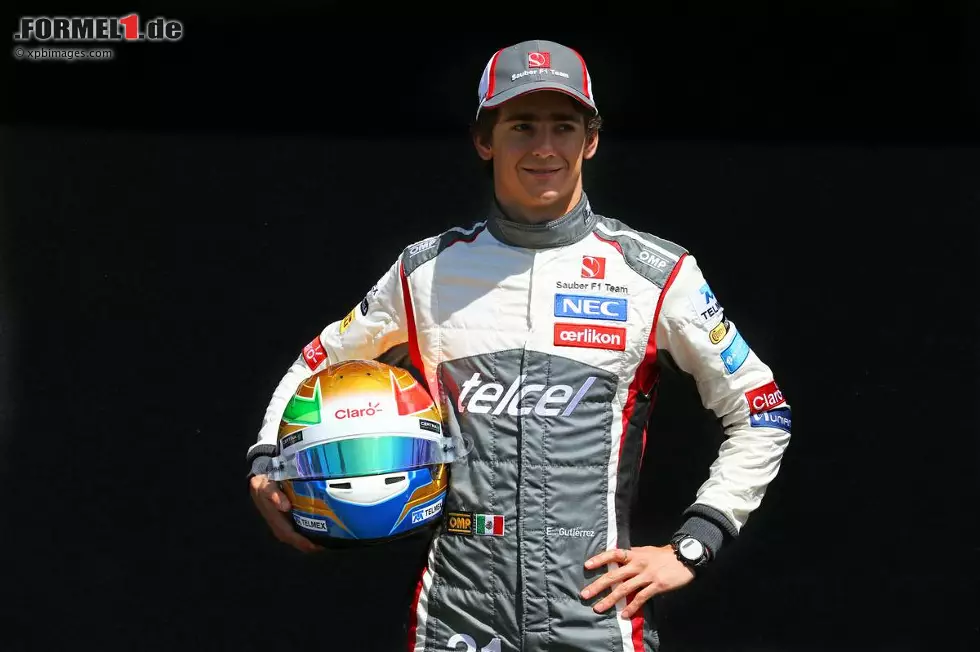 Foto zur News: #21 Esteban Gutierrez (Sauber-Ferrari), Mexiko, 22 Jahre alt