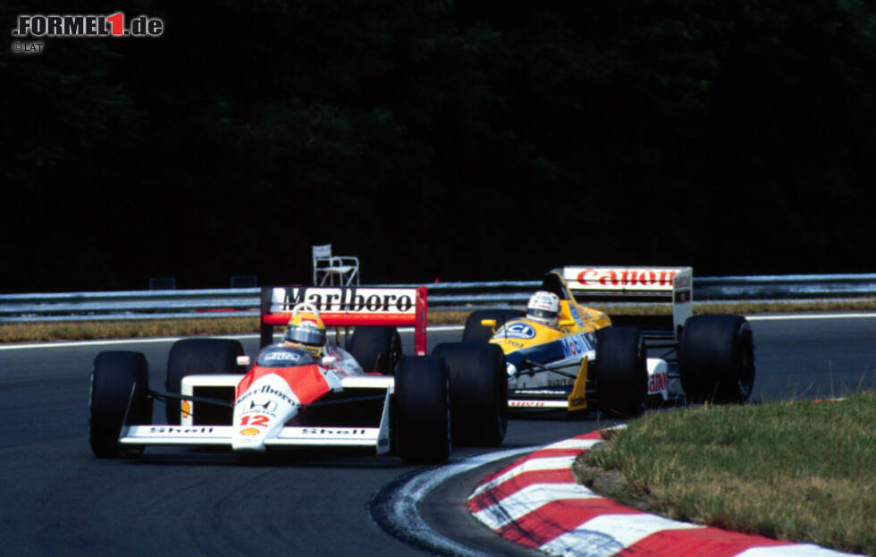 #8: Williams wird 1986 und 1987 Konstrukteurs- und 1987 mit Nelson Piquet auch Fahrer-Weltmeister, nicht zuletzt dank der damals überlegenen Honda-Motoren. Doch nach dem Autounfall von Frank Williams, seit dem dieser im Rollstuhl sitzt, gelingt es Ron Dennis, die Japaner davon zu überzeugen, dass Williams keine Zukunft hat. McLaren-Honda gewinnt 1988 15 von 16 Rennen. Das ist bis heute Rekord. #8: Williams wird 1986 und 1987 Konstrukteurs- und 1987 mit Nelson Piquet auch Fahrer-Weltmeister, nicht zuletzt dank der damals überlegenen Honda-Motoren. Doch nach dem Autounfall von Frank Williams, seit dem dieser im Rollstuhl sitzt, gelingt es Ron Dennis, die Japaner davon zu überzeugen, dass Williams keine Zukunft hat. McLaren-Honda gewinnt 1988 15 von 16 Rennen. Das ist bis heute Rekord.