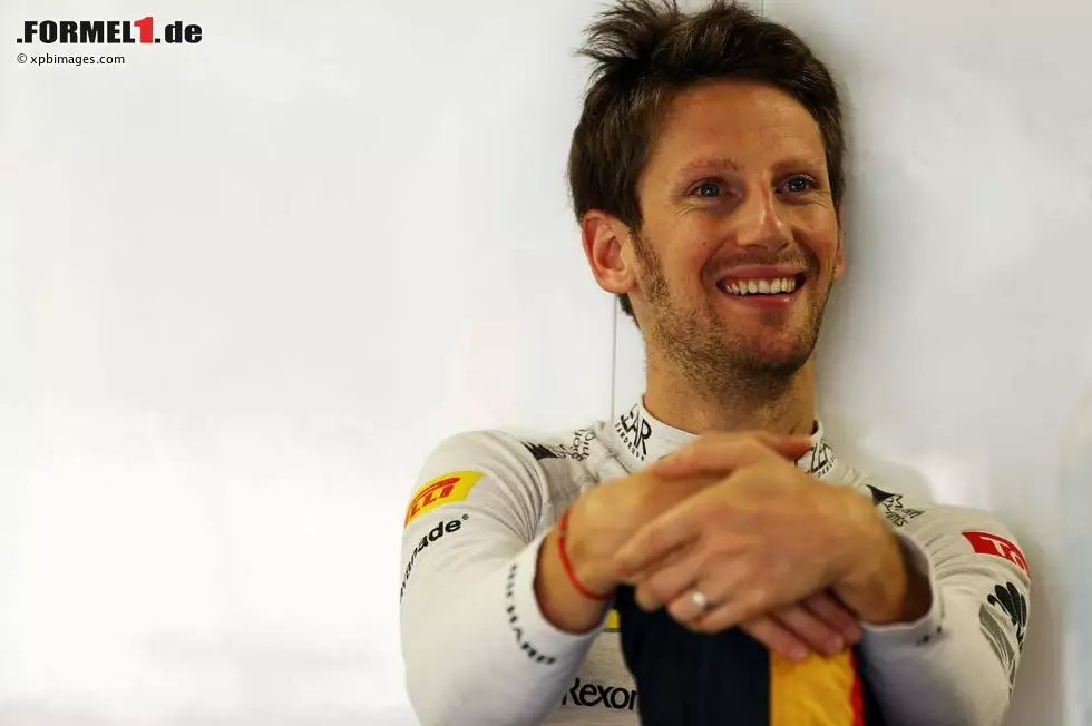 Foto zur News: 8 - Auch Romain Grosjean behält einfach seine Nummer aus der Vorsaison. Warum genau er sich für die 8 entschieden hat, ist vorerst sein Geheimnis, allerdings hat der Franzose schon ein spezielles Logo dafür entworfen, das er bald präsentieren will - zudem etablierte er bereits den Hashtag #r8main bei Twitter