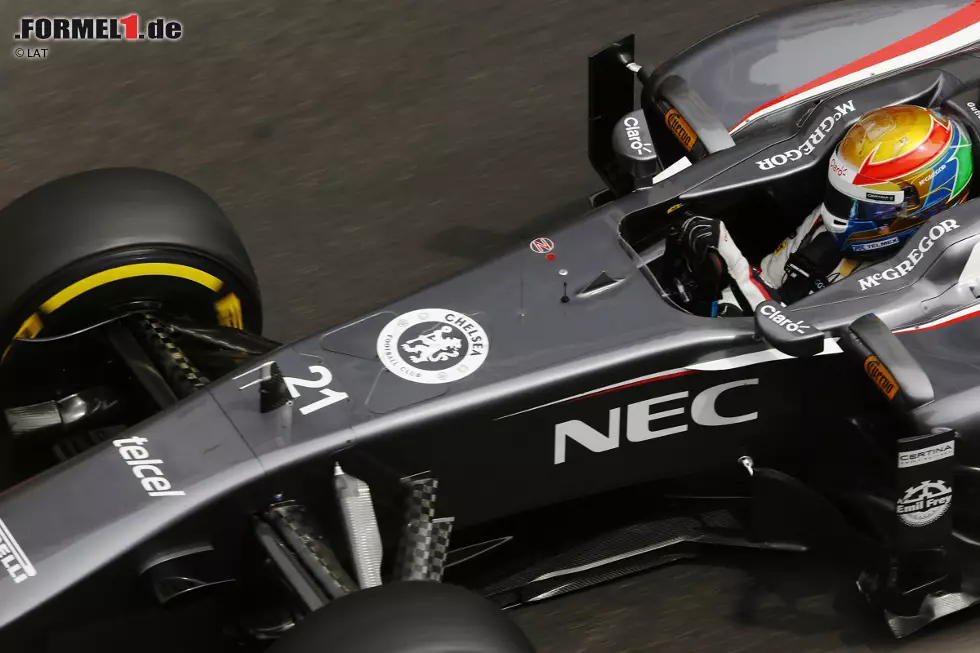 Foto zur News: Sutils Teamkollege Esteban Gutierrez weiß: "Die Strecke in Montreal erfordert eine hohe Endgeschwindigkeit auf den Geraden und guten mechanischen Grip. Es ist ziemlich rutschig, womit die Reifenmischung ein entscheidender Faktor sein wird. Gerade das Aufwärmen der Reifen ist von Bedeutung, da die Reifen auf den langen Geraden schnell abkühlen. Die Strecke ist eine Kombination aus einem Straßen- und einem permanenten Kurs.