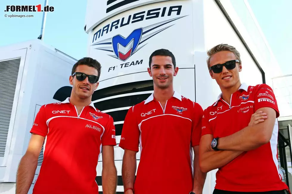 Foto zur News: Marussia: Jules Bianchi wird wohl kaum schon 2015 ins Cockpit zurückkehren - wenn überhaupt. Max Chilton macht keinen schlechten Job und bringt immer noch gutes Geld mit. Tester Alexander Rossi wäre in Belgien beinahe zu seinem Grand-Prix-Debüt gekommen. Für 2015 ist noch alles offen, allen voran wenn der Mann mit dem Geldkoffer klopft.