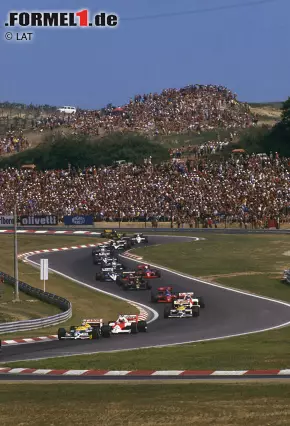 Foto zur News: Der Große Preis von Ungarn feierte sein Formel-1-Debüt 1986 auf dem komplett neuen Hungaroring. Seitdem fand der Grand Prix dort in jedem Jahr statt. Monza und Monte Carlo sind die einzigen beiden aktuellen Kurse, die noch länger pausenlos im Rennkalender vertreten sind.