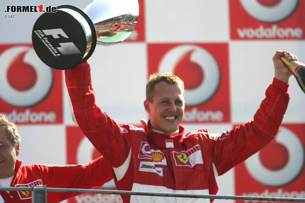 Außerdem hat Piquet den italienischen Grand Prix dreimal (1983, 1986, 1987) in Monza gewonnen, was ihm in der Gesamtwertung Platz zwei einbringt. Rekordhalter ist Michael Schumacher mit fünf Siegen (1996, 1998, 2000, 2003, 2006), alle für Ferrari. Foto zur News: Außerdem hat Piquet den italienischen Grand Prix dreimal (1983, 1986, 1987) in Monza gewonnen, was ihm in der Gesamtwertung Platz zwei einbringt. Rekordhalter ist Michael Schumacher mit fünf Siegen (1996, 1998, 2000, 2003, 2006), alle für Ferrari.