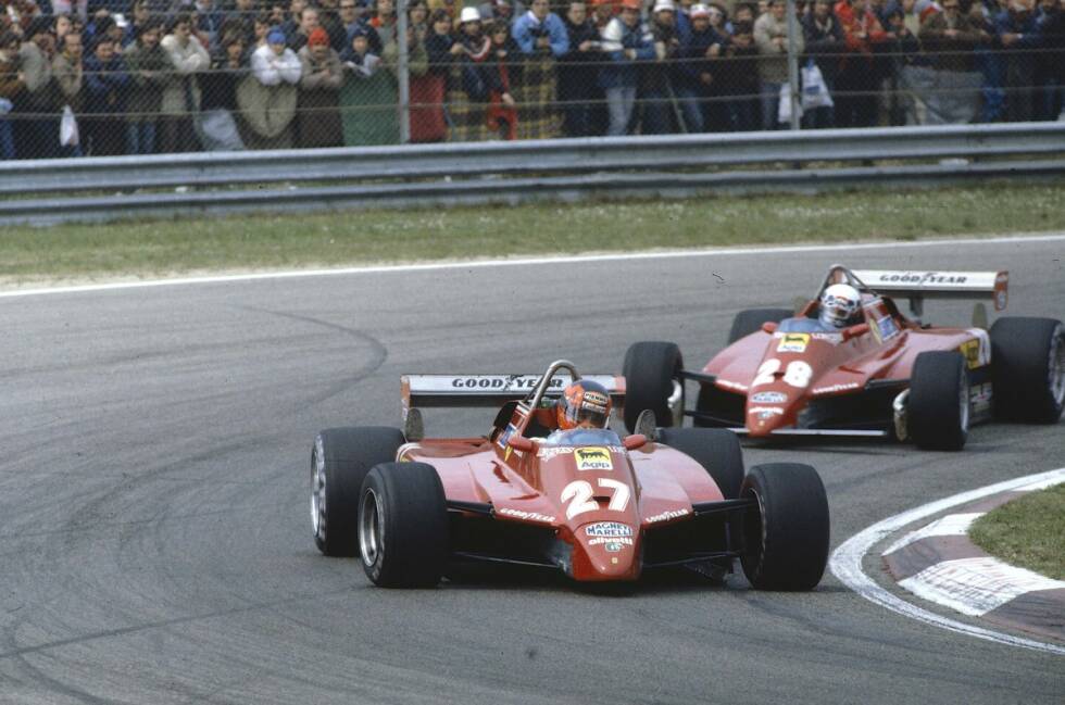 Foto zur News: Duell Nr. 3: Gilles Villeneuve &amp; Didier Pironi (Ferrari, 1981 bis 1982)