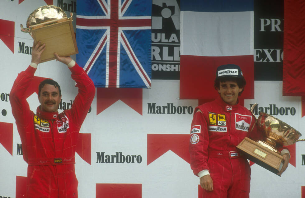 Foto zur News: Duell Nr. 5: Alain Prost &amp; Nigel Mansell (Ferrari, 1990)