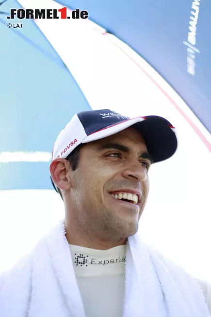 Gut Lachen hat hingegen Pastor Maldonado. Nach einer bis dahin desaströsen Saison gewinnt der Barcelona-Sieger des Jahres 2012 am Hungaroring als Zehnter für Willaism den ersten WM-Punkt des Jahres. Foto zur News: Gut Lachen hat hingegen Pastor Maldonado. Nach einer bis dahin desaströsen Saison gewinnt der Barcelona-Sieger des Jahres 2012 am Hungaroring als Zehnter für Willaism den ersten WM-Punkt des Jahres.