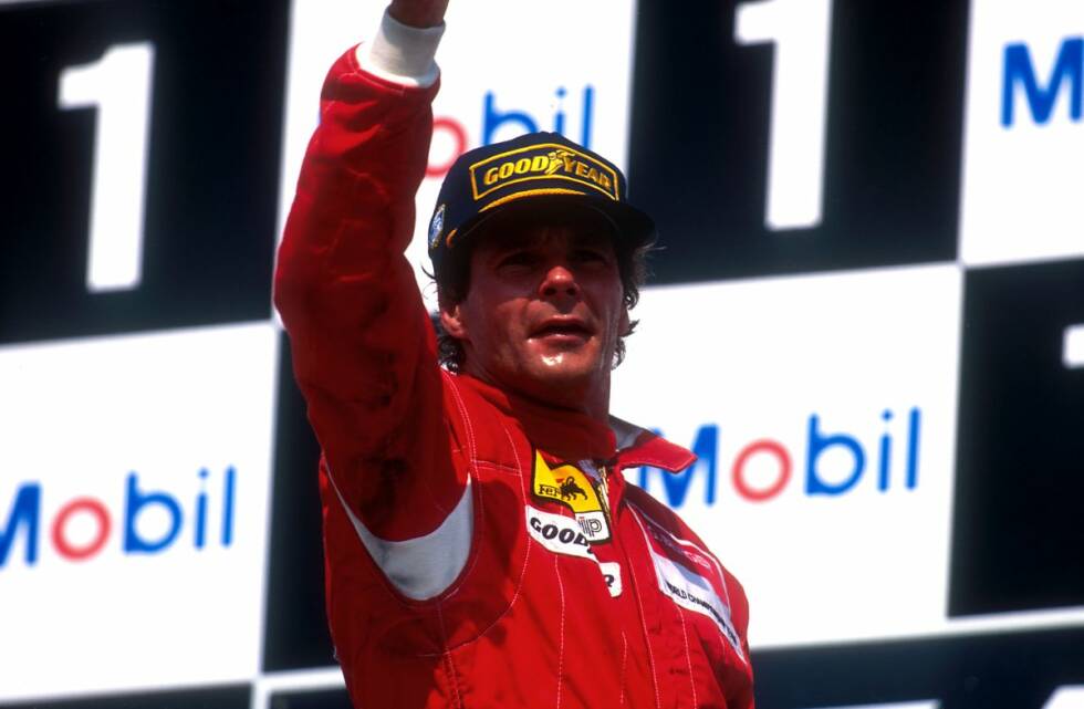 Foto zur News: Berger beendet die Saison 1994 mit 41 WM-Punkten auf Gesamtrang drei. Der Hockenheim-Sieg aber bleibt sein einziger während des zweiten Karriereabschnitts in Maranello.