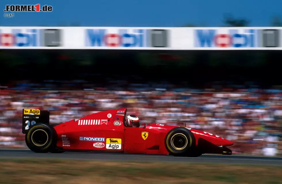 ... beendet beim Großen Preis von Deutschland 1994 in Hockenheim eine 58 Rennen dauerende Ferrari-Durststrecke. Zuletzt hatte Alain Prost in Jerez 1990 für die Scuderia triumphiert. Foto zur News: ... beendet beim Großen Preis von Deutschland 1994 in Hockenheim eine 58 Rennen dauerende Ferrari-Durststrecke. Zuletzt hatte Alain Prost in Jerez 1990 für die Scuderia triumphiert.
