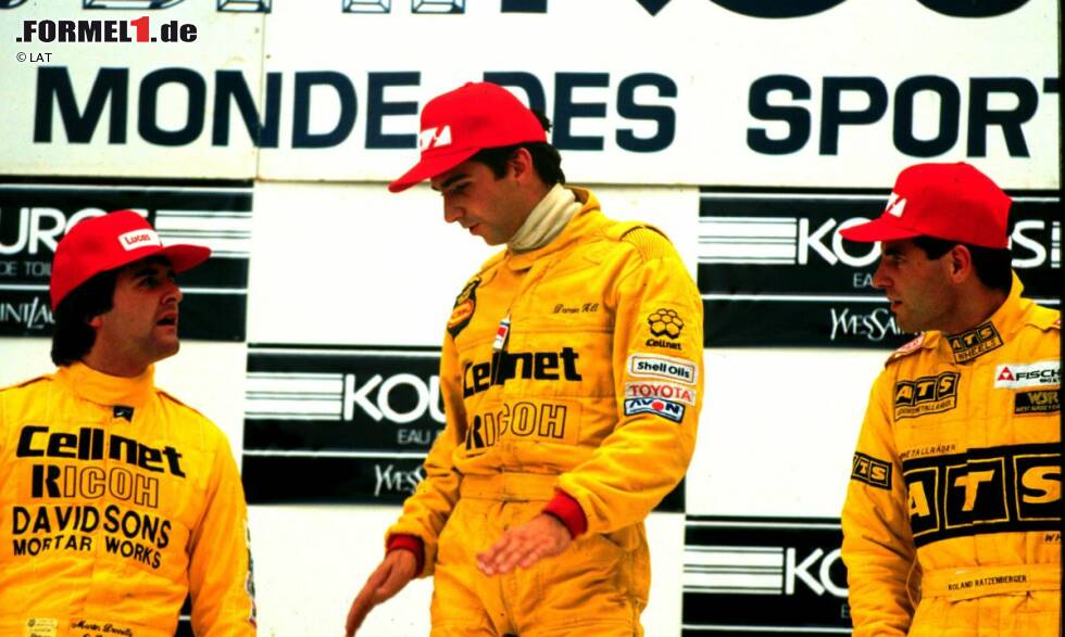 Foto zur News: ... den Aufstieg in die Britische Formel 3, wo er 1987 in Spa-Francorchamps hinter Damon Hill und Martin Donnelly Dritter wird.