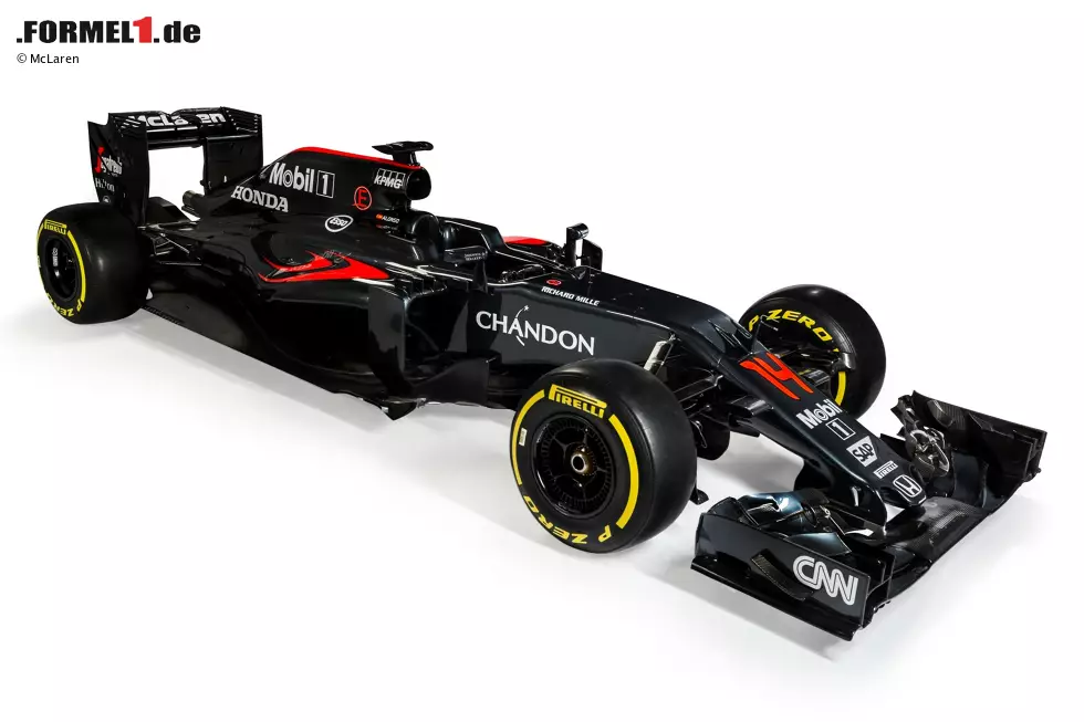 Auch 2016 wird der Bolide im Internet vorgestellt. Der MP4-31 glänzt wieder in strikt schwarzer Lackierung, ist aber wie sein Vorgänger kein großer Wurf. Trotz einer Steigerung verpasst McLaren die Podestränge. Foto zur News: Auch 2016 wird der Bolide im Internet vorgestellt. Der MP4-31 glänzt wieder in strikt schwarzer Lackierung, ist aber wie sein Vorgänger kein großer Wurf. Trotz einer Steigerung verpasst McLaren die Podestränge.